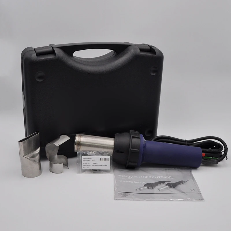 Pistola de calor de 3400W, pistola de soldadura de plástico de 220V, Kit Universal HT3400, herramientas de mano de aire caliente, antorcha de aire caliente