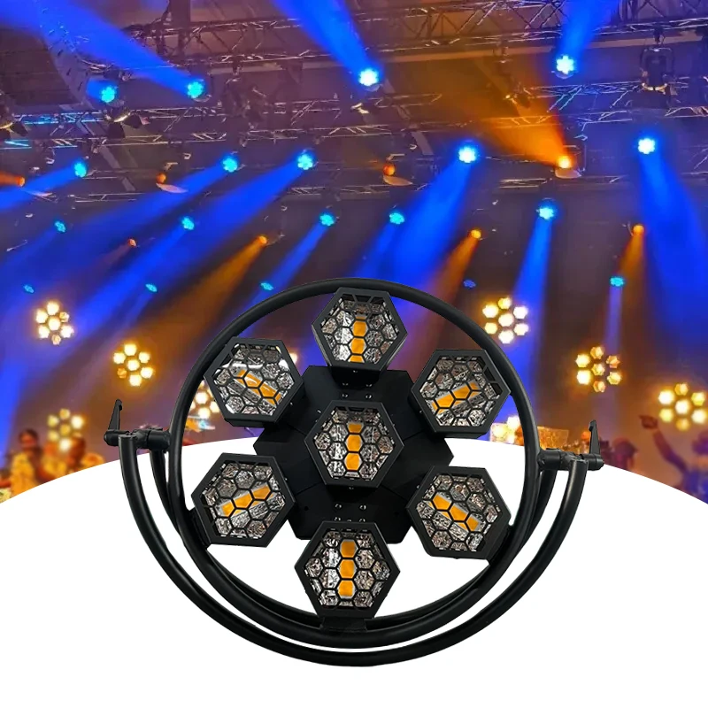 

New Led Retro Professional Stage/studio Spotlight with Voice Dmx512 Control Night Club Lights Retro Lamp Dj