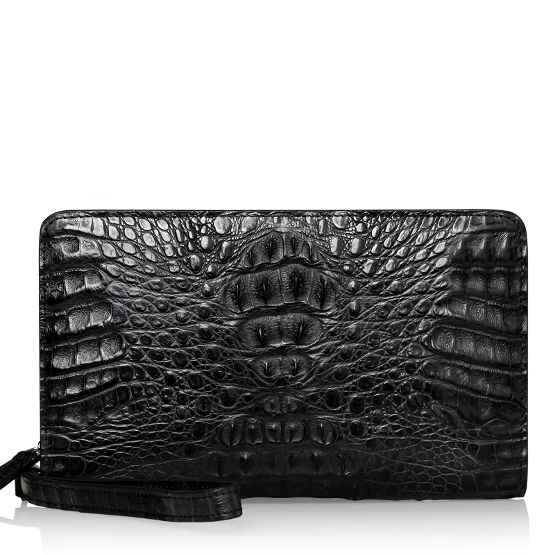 

keximayuan new Crocodile leather handbag men Crocodile wallet business men handbag large capacity handbag men crocodile bag