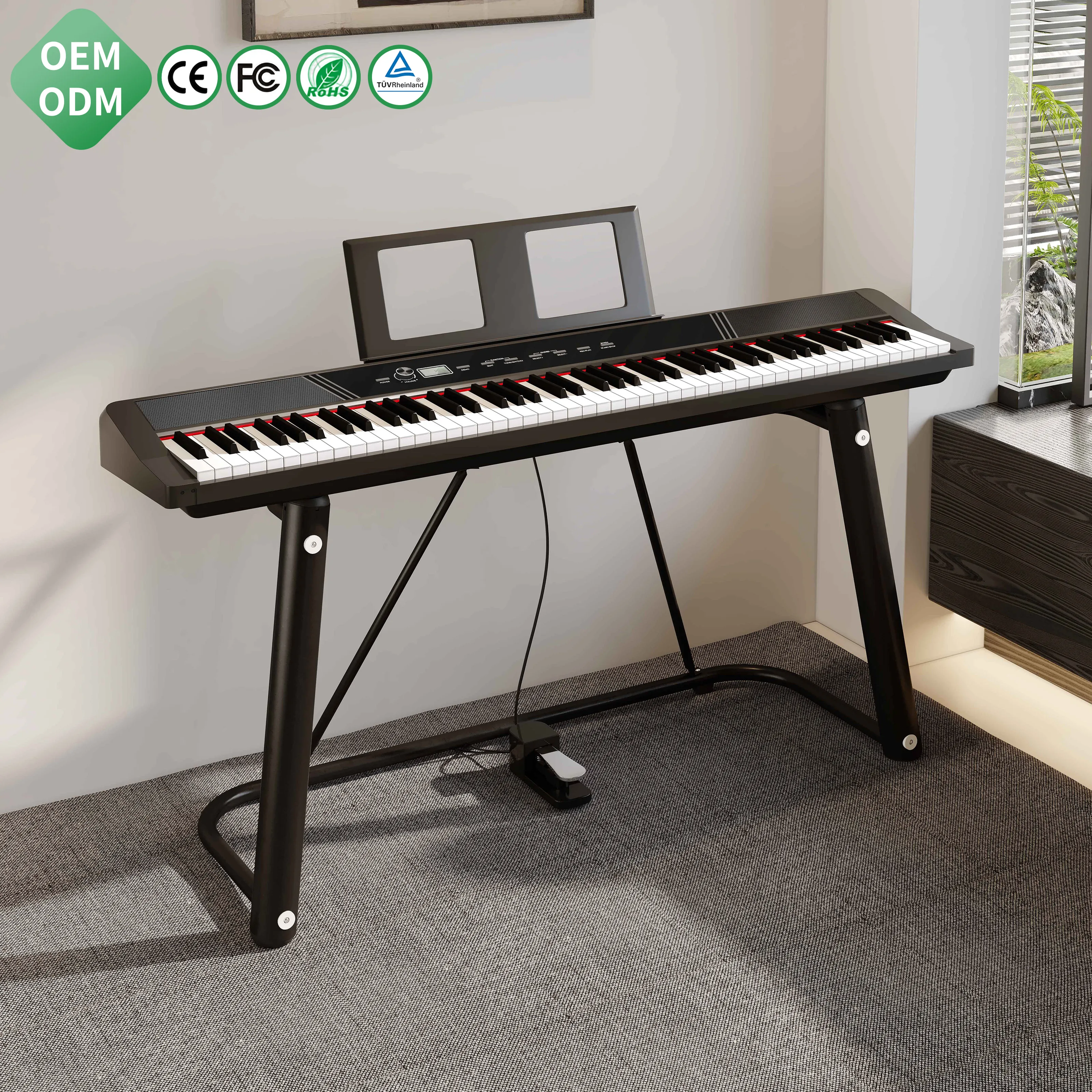 professional piano keyboard digital piano 88 keys acoustic piano electrical