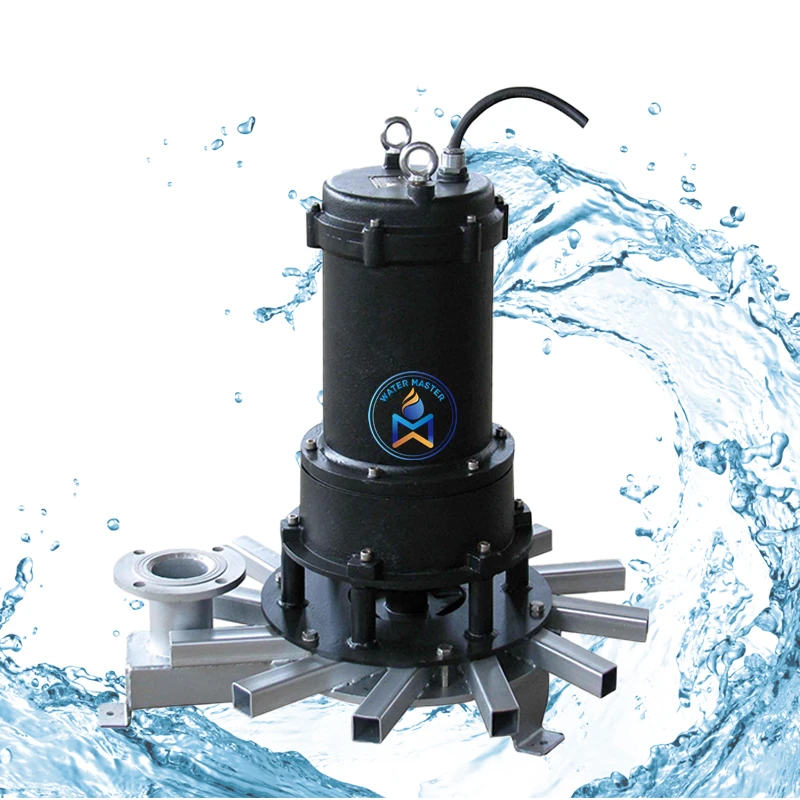 Submersible Centrifugal Aerator For Wastewater Treatment High Efficiency Oxygen Transfer