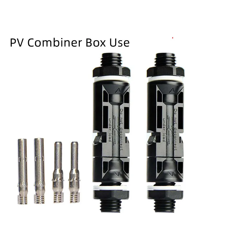 1 Pair Solar Panel Mouted Connector M12 Thread  Solar Male Female Connectors for Inverter DC Combiner Box Installation