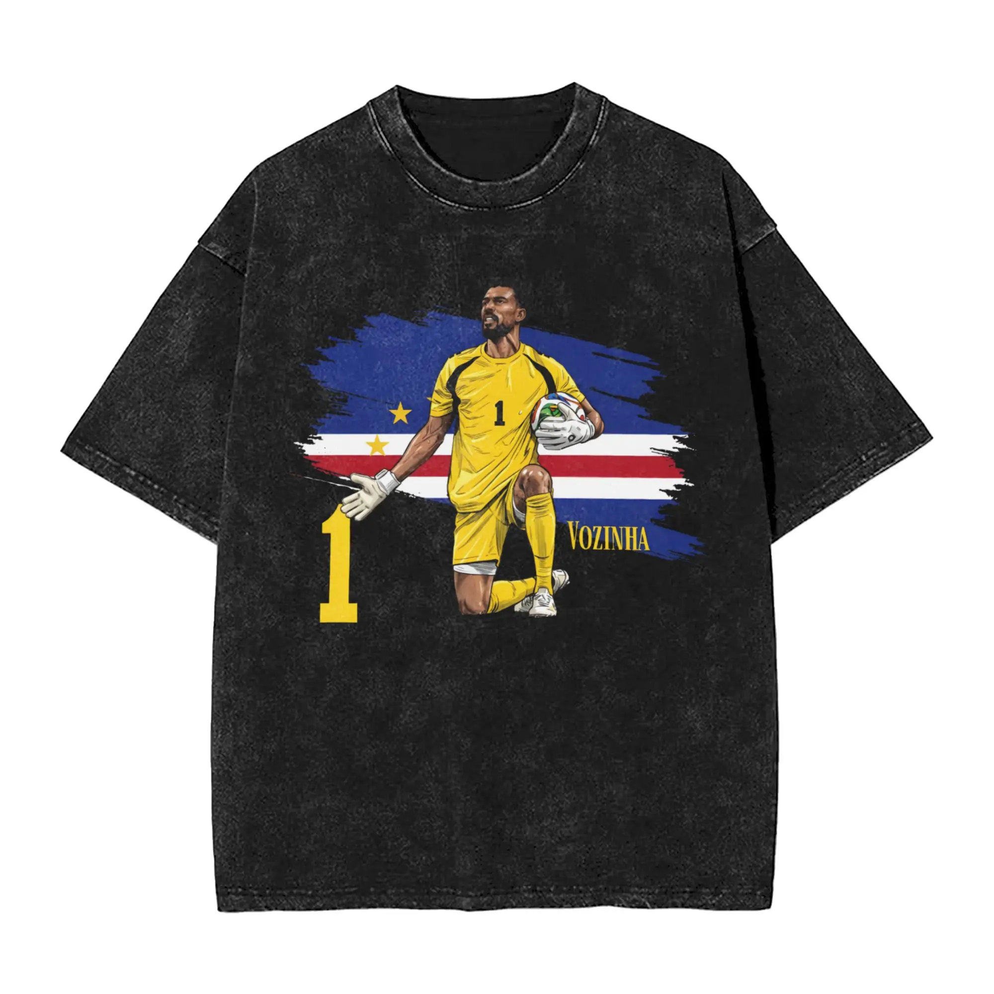 Men's Cabo Verde  T-Shirts Vozinha Clothing Summer Streetwear Short Sleeves T Shirt O Neck Fashion Design Tee Shirt Cheap