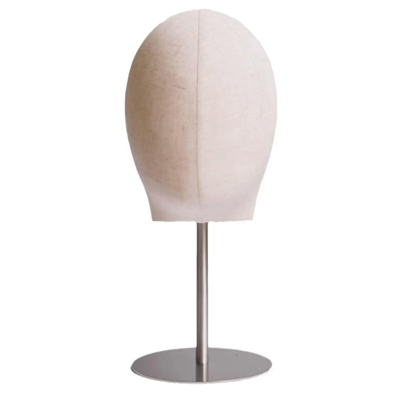 Hat Wig Display Stand Mannequin Head Model Portable Fashion Tabletop Multipurpose with Stainless Steel Base for Shopping Mall