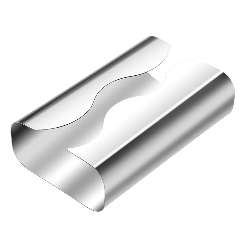 Hollow-Out Stainless Steel Napkin Rack Box Serviette Holder Organizer Home Party Tissue Dispenser Storage Case Table Decoration