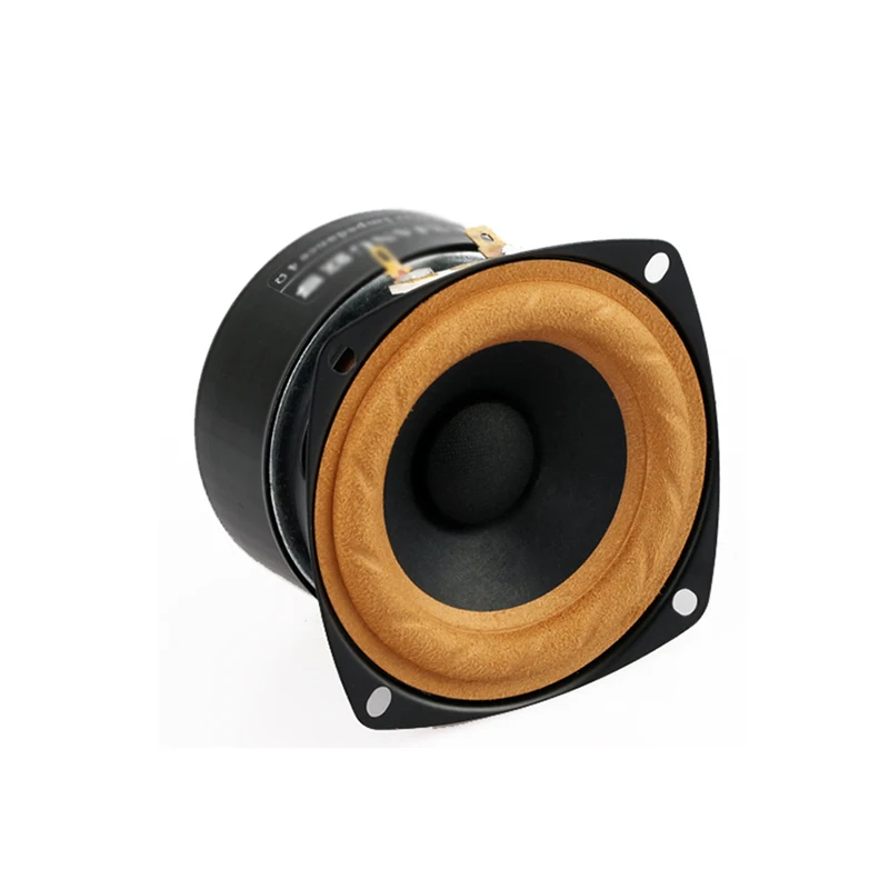 15W 3 Inches Round / Square Tweeter Speakers 4/8 Ohm HiFi Full-Range Speaker Cloth Edge for DIY Loudspeaker Box Audio Speaker