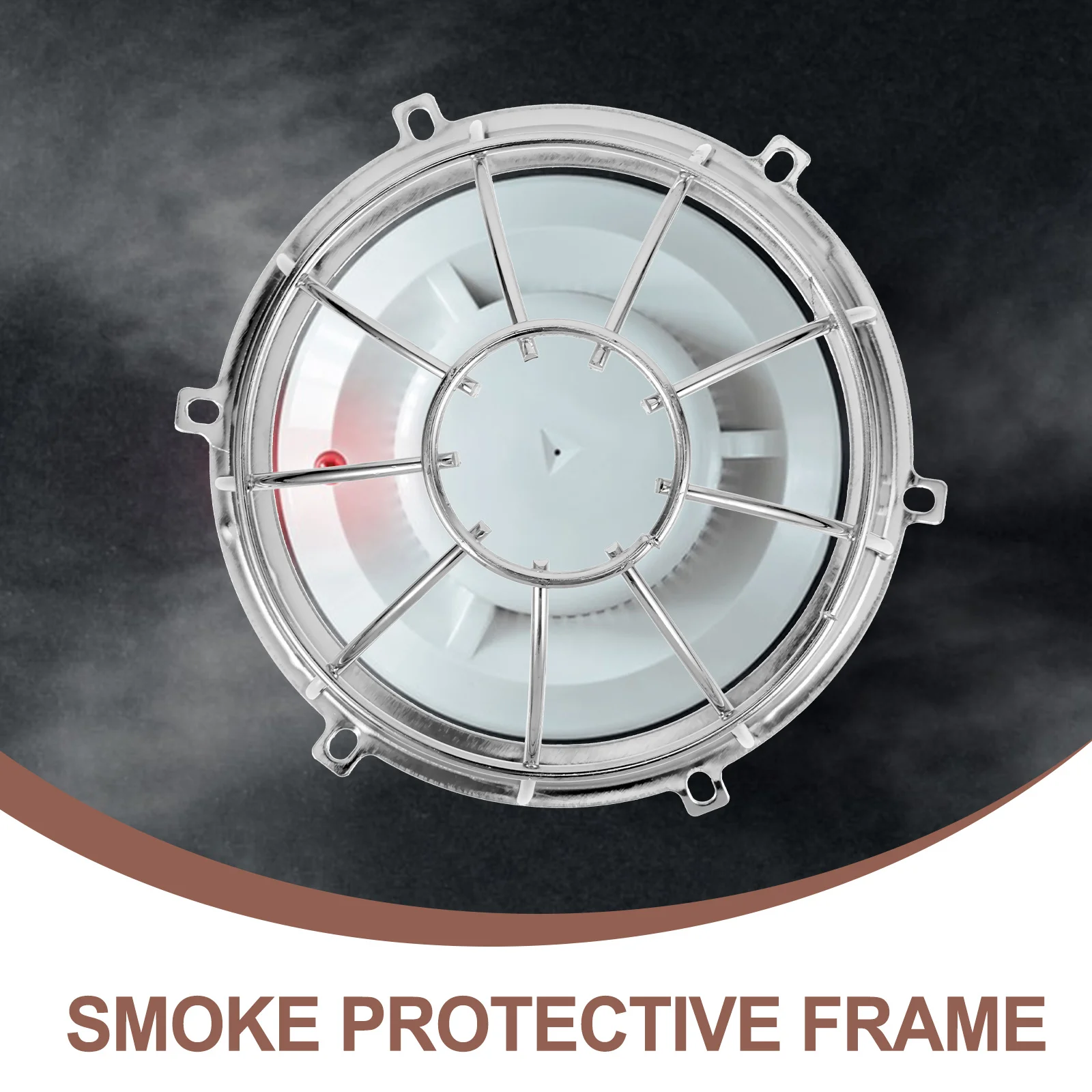 

Smoke Cover Metal Protective Cage For Fire Safety Easy Installation Decorative Guard Home Office Factory Alarm