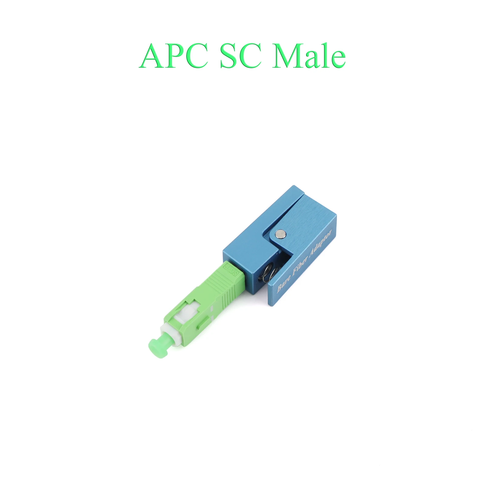 Fiber Optic Fast Connector UPC/APC FC LC SC ST Male Single-mode Square Quick Catch Adapter For Quick Test Installations Assembly