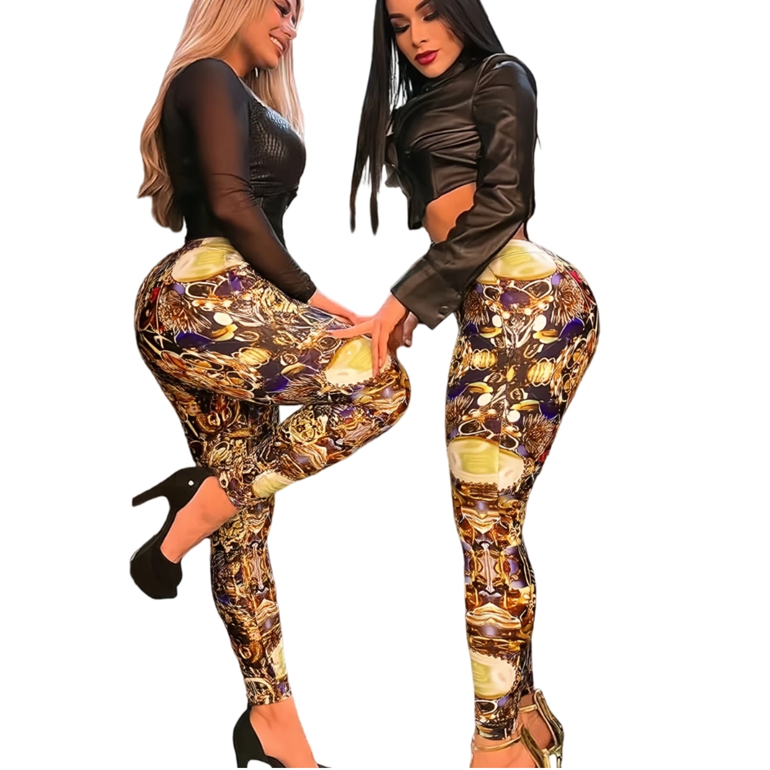 Women's Leggings Super Soft Flare Pants High Waisted Tummy Control Workout Yoga Push Up Gym Fitness Long Leggings
