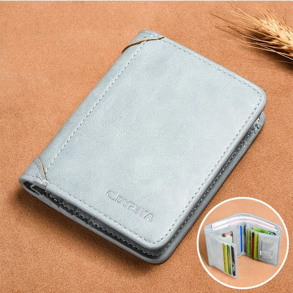 

Fashion Purse Men PU Wallet Folded Wallet Bag Large Capacity Business Clutch Bag Card Brand Coin Purse ID Card Holder Gift