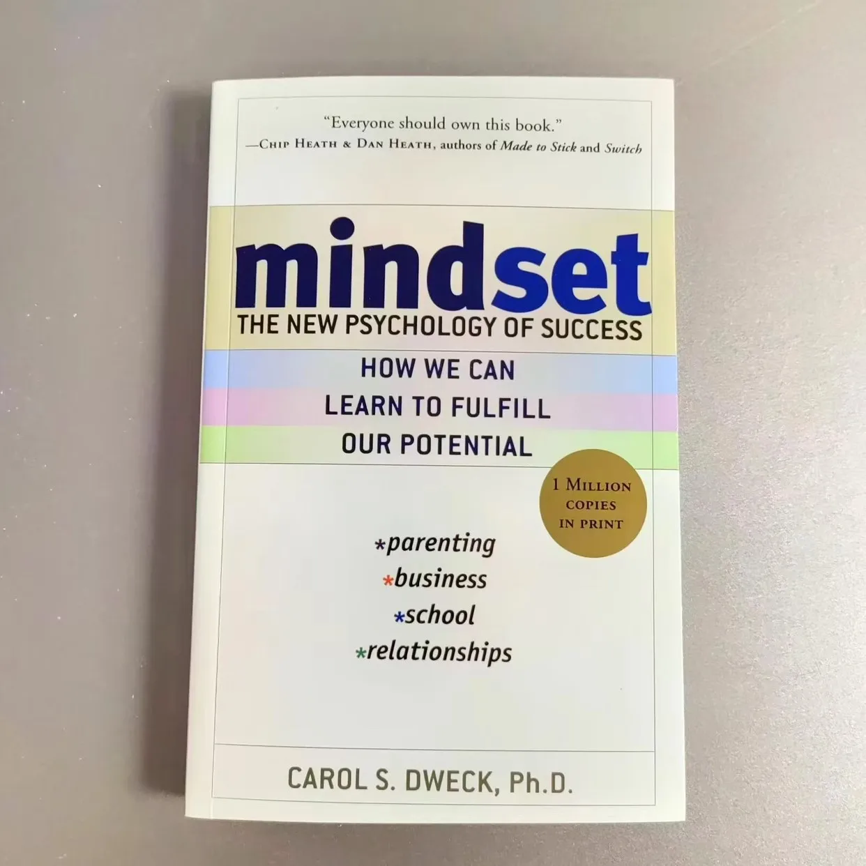 

Mindset: The New Psychology Of Success Carol S. Dweck English Book