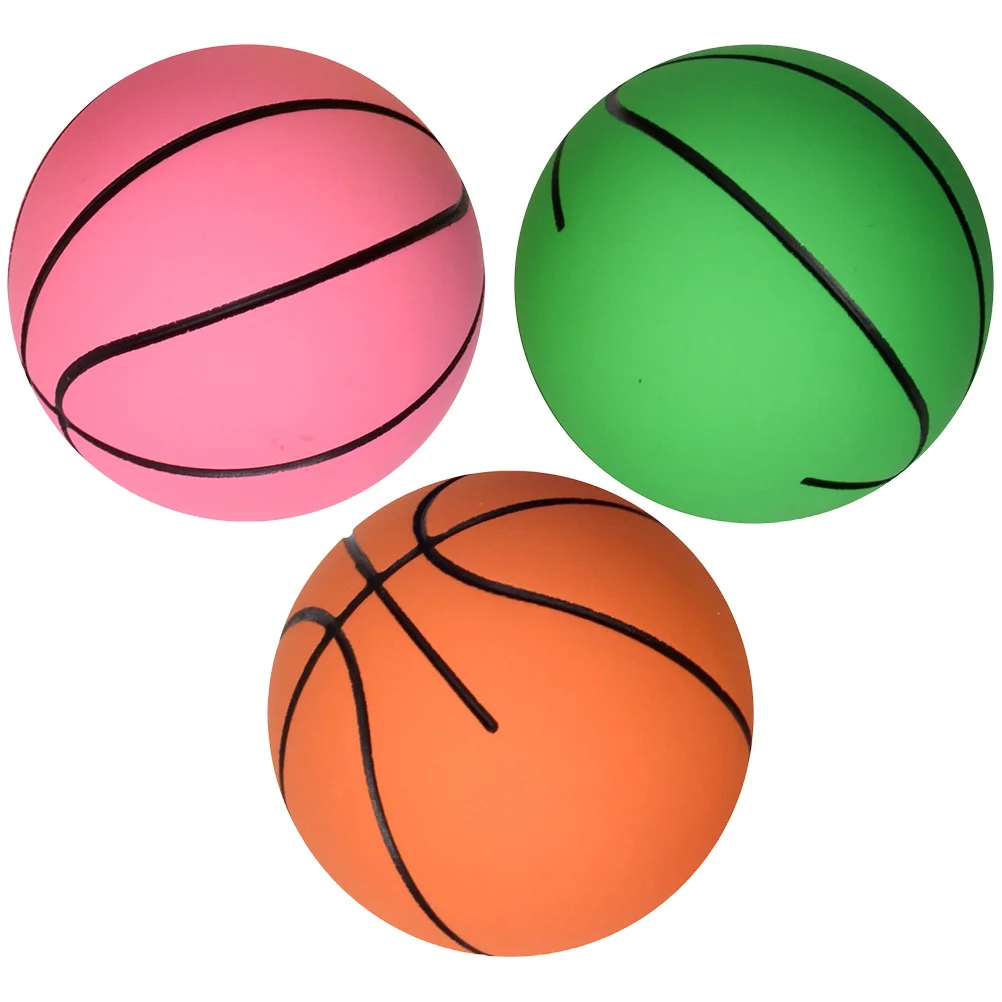 

3Pcs Bouncy Ball Kids Rubber Balls for Stress Relief Fun Play Portable Jumping Balls for Children Anti-Stress Bounce Game