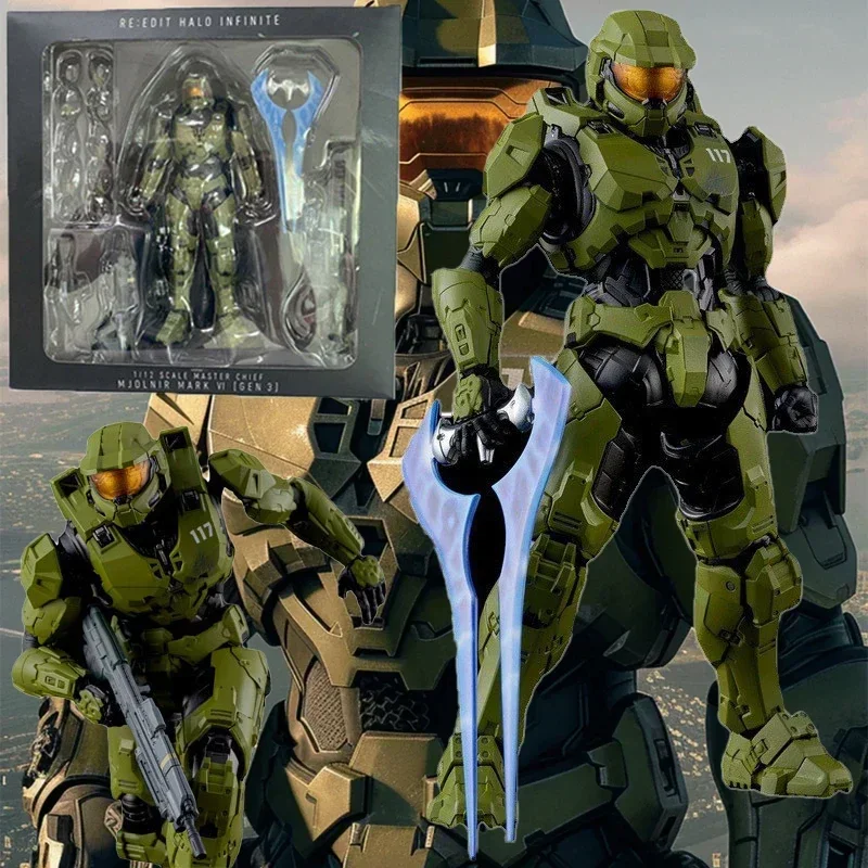 

Фигурка Hot Master Chief 18 см 1/12 RE:EDIT | В наличии быстрая доставка подарочный декор для мальчика
