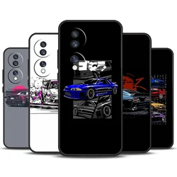 Sports Car JDM Tokyo Drift Case For Honor Magic 6 Pro Magic 5 Lite 50 70 90 Lite X6 X7 X8 X9 X6a X7a X8a X9a X8b X9b