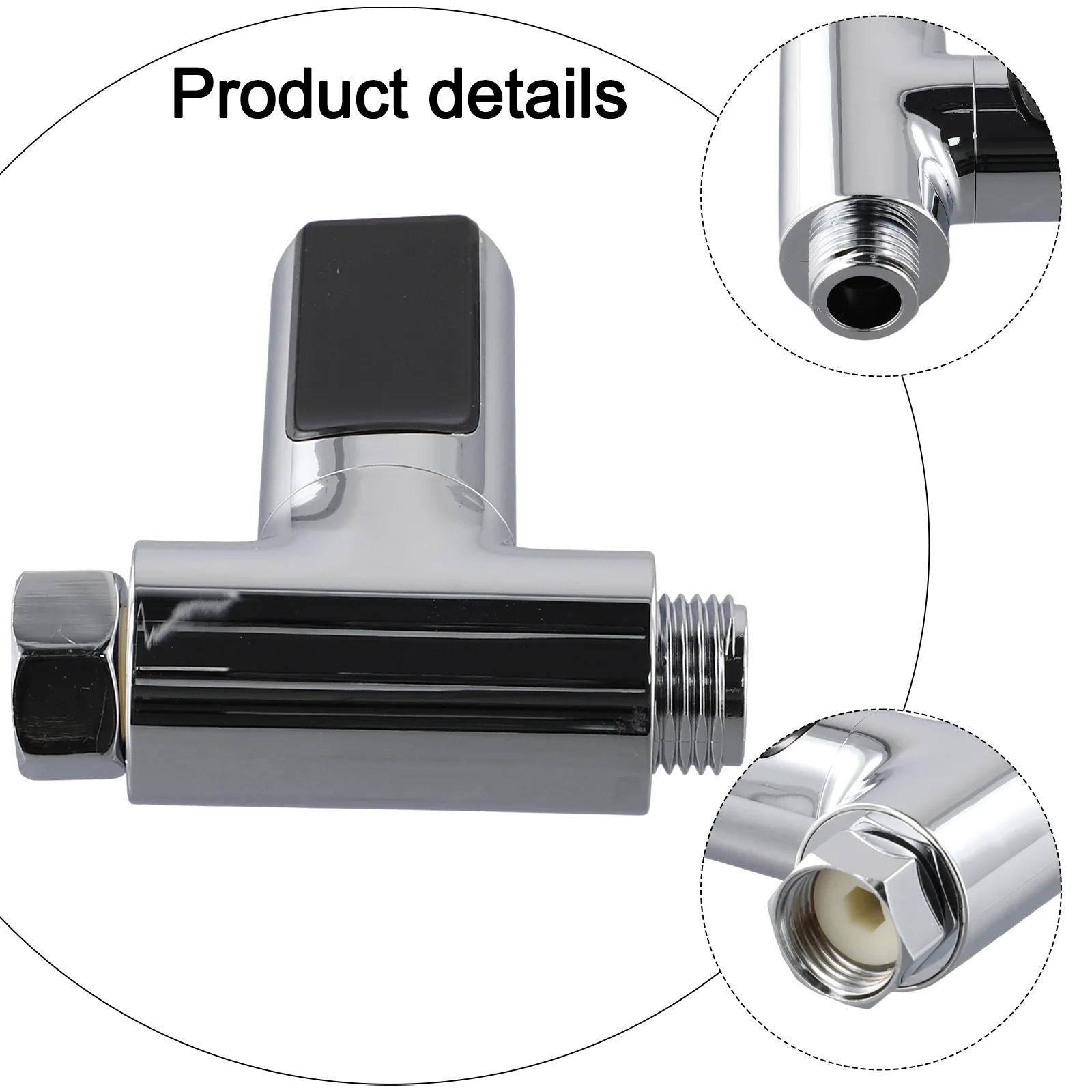 Display Water Temperture LED Monitor Shower Temperature Easy Installation Temperature Thermometer Data Rotatable