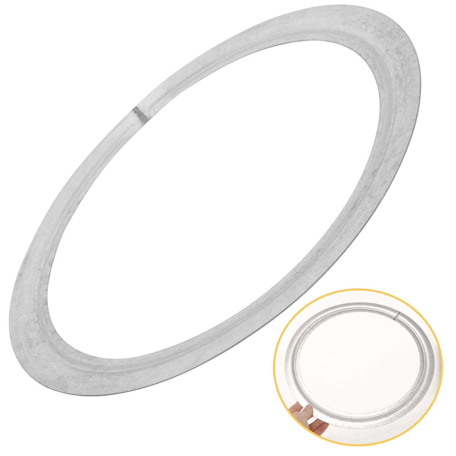 

Утолщенное железное сменное уплотнительное кольцо для дровяной печи, универсальная прокладка для бытовых печей, аксессуар для приготовления пищи