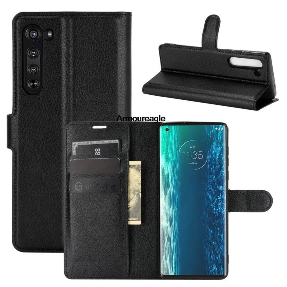 guard protector on for motorola edge plus edge+ 5g moto edge xt2063-3 2 1 wallet phone case flip leather cover etui fundas