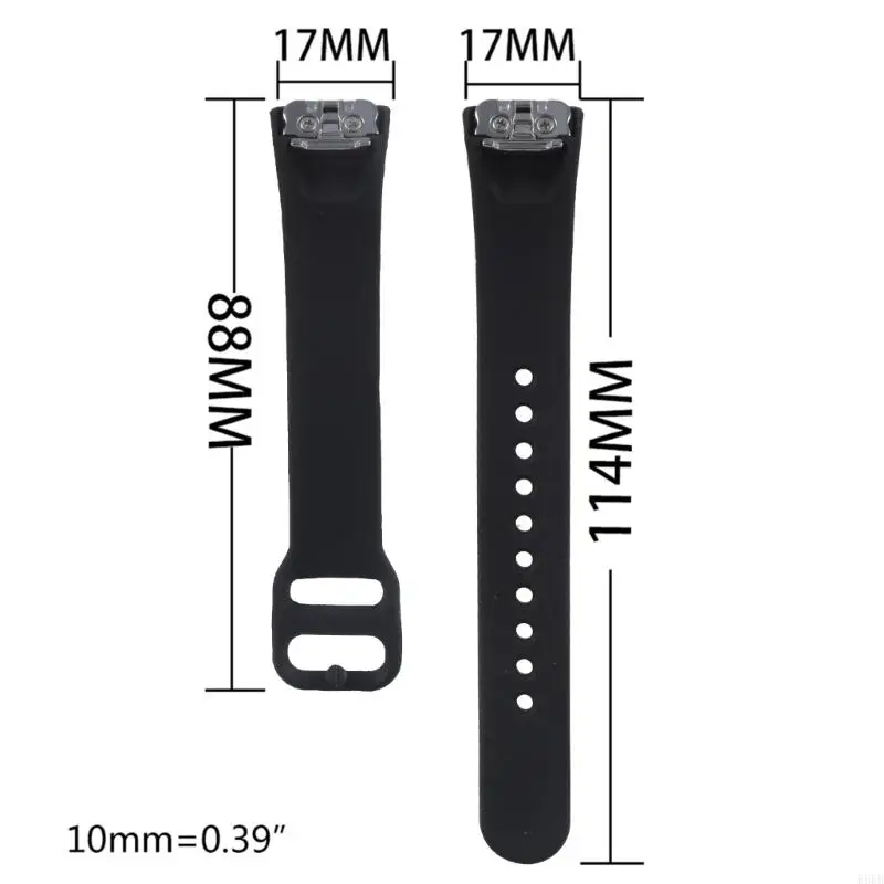 E56B Smartwatch Oddychający opaska na nadgarstek do R370