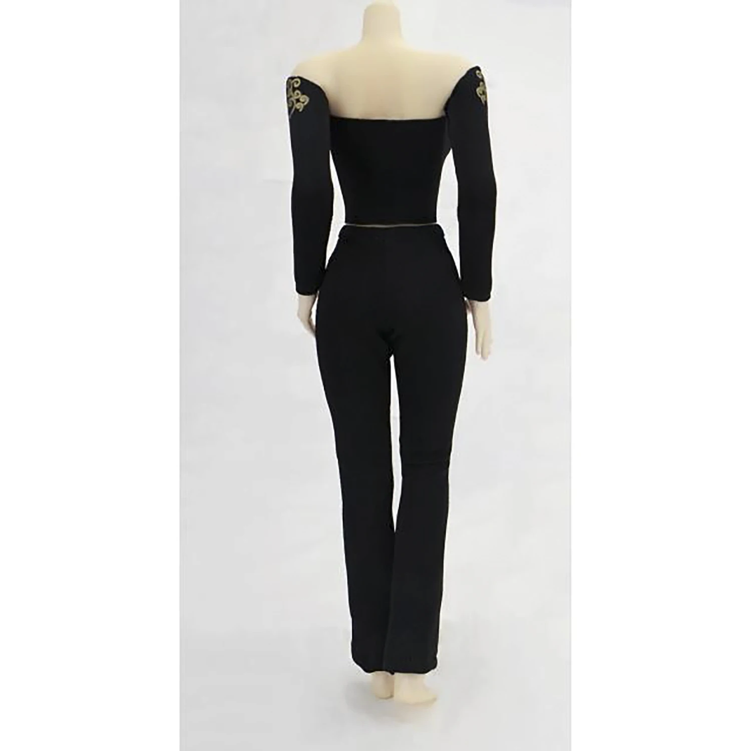 

1/6 Black Sport Corset Pants Clothes Model Fit 12'' Action Figure