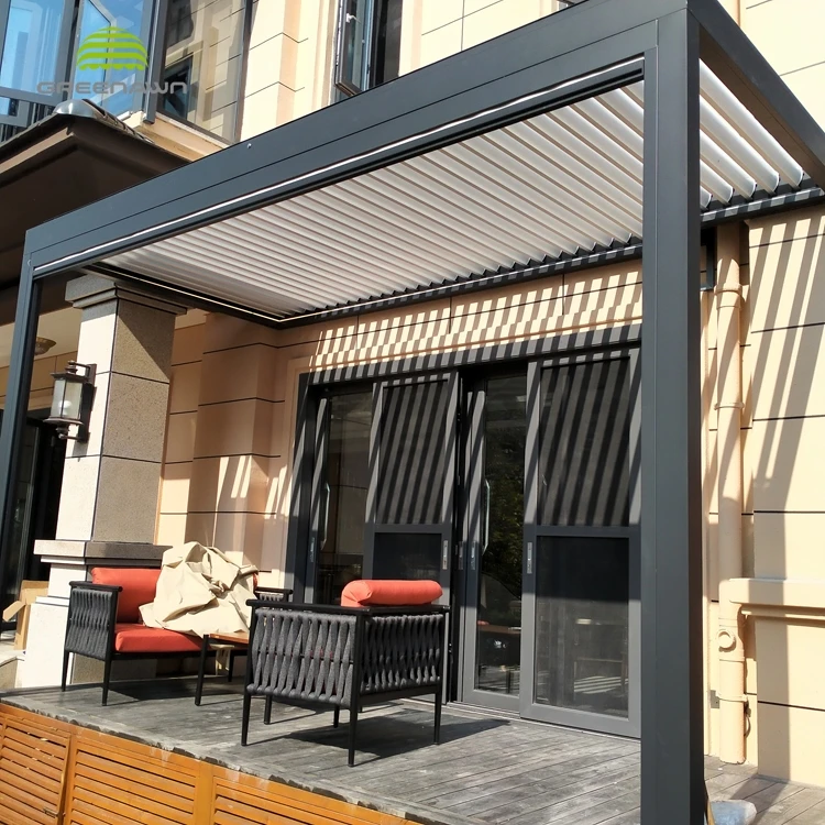 

Louvre Pergola Aluminium Wall Mounted