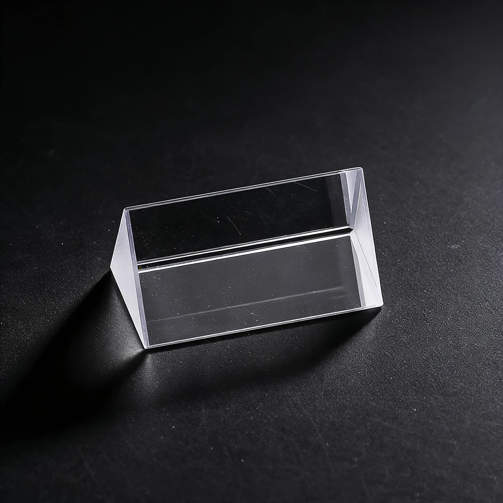 الزجاج البصري الثلاثي المنشور التماثيل المنمنمات قوس قزح صانع التدريس ضوء الطيف الفيزياء تجربة التصوير المنشور #3