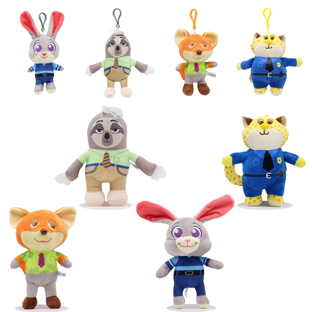 

Disney 2025 New Movie Zootopia 2 Cartoon Character Plush Toys Cute Rabbit Fox Sloth Leopard Toy Children's Birthday Xmas Gifts