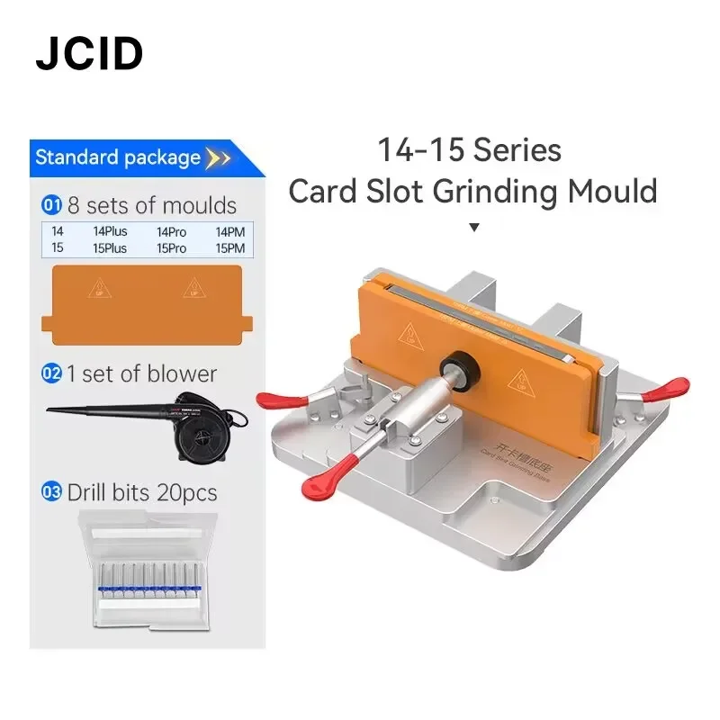 Imagem -04 - Suporte de Tela Cnc para Iphone jc Em02 Cnc Inteligente Touch ic Módulo de Moagem de Slot de Cartão Chip ic Bga Reparação de Polimento