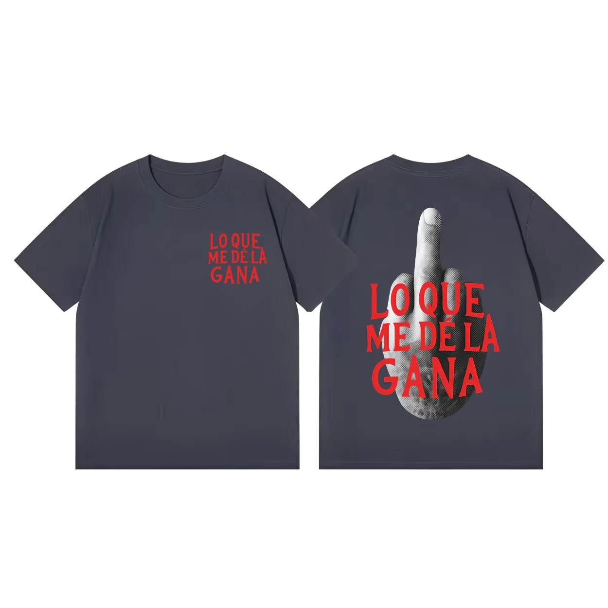 داني مارتن ألبوم تي شيرت "لو كيو مي دي لا غانا" كلمات مطبوعة عالية الجودة من القطن الخالص لكل من الرجال والنساء روك موقف علوي #3