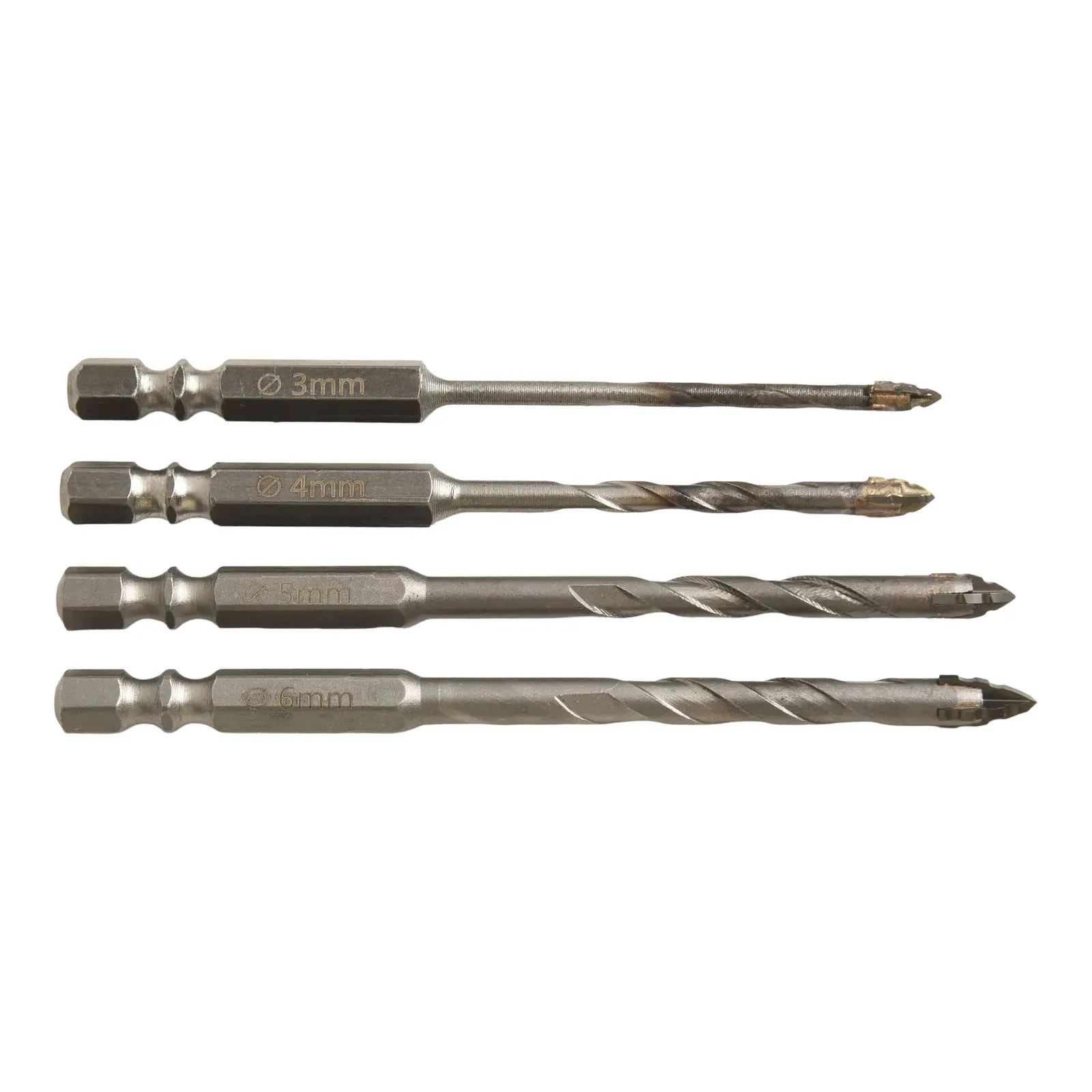

Eccentric Drill Bit For Glass Carbide Tools 12mm Glass Tile Drill Efficient Cutting Edges 6.35 Mm Shank Diameter