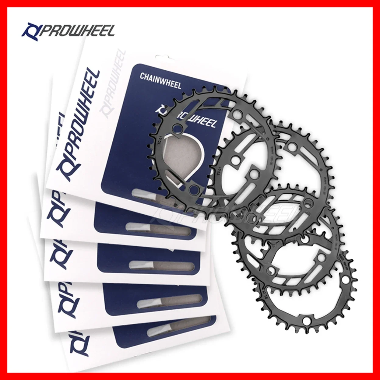 Prowheel MTB Bicycle Chain Link 104BCD Steel Chain Wheel 32T 34T 36T 38T 40T Mountain Bike Circular Chain Wheel