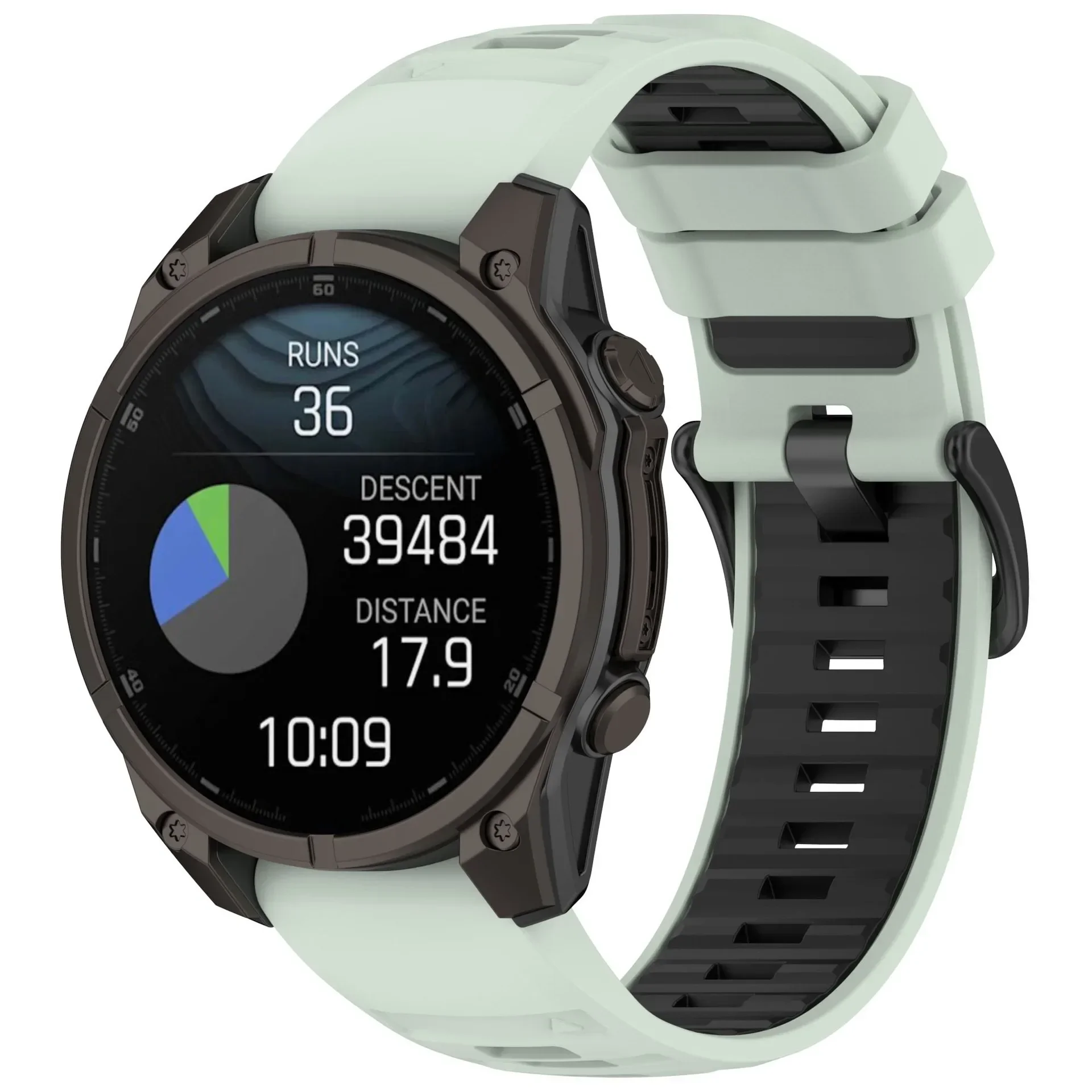 Cinturino in silicone Quick Fit 26mm 22mm 20mm per Garmin Tactix 8 51mm 47mm Bracciale ufficiale per Fenix 8X 7X/Forerunner 970