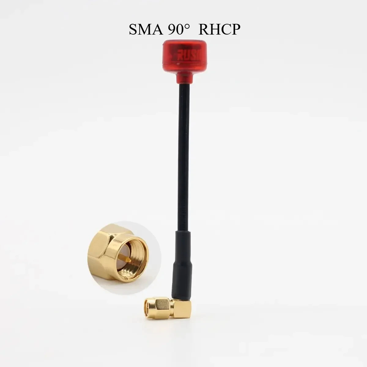 Antena Rush Cherry 5,8G SMA MMCX UFL RHCP adaptador de conector de antena de carreras de largo alcance para Dron de carreras de cuadricóptero FPV