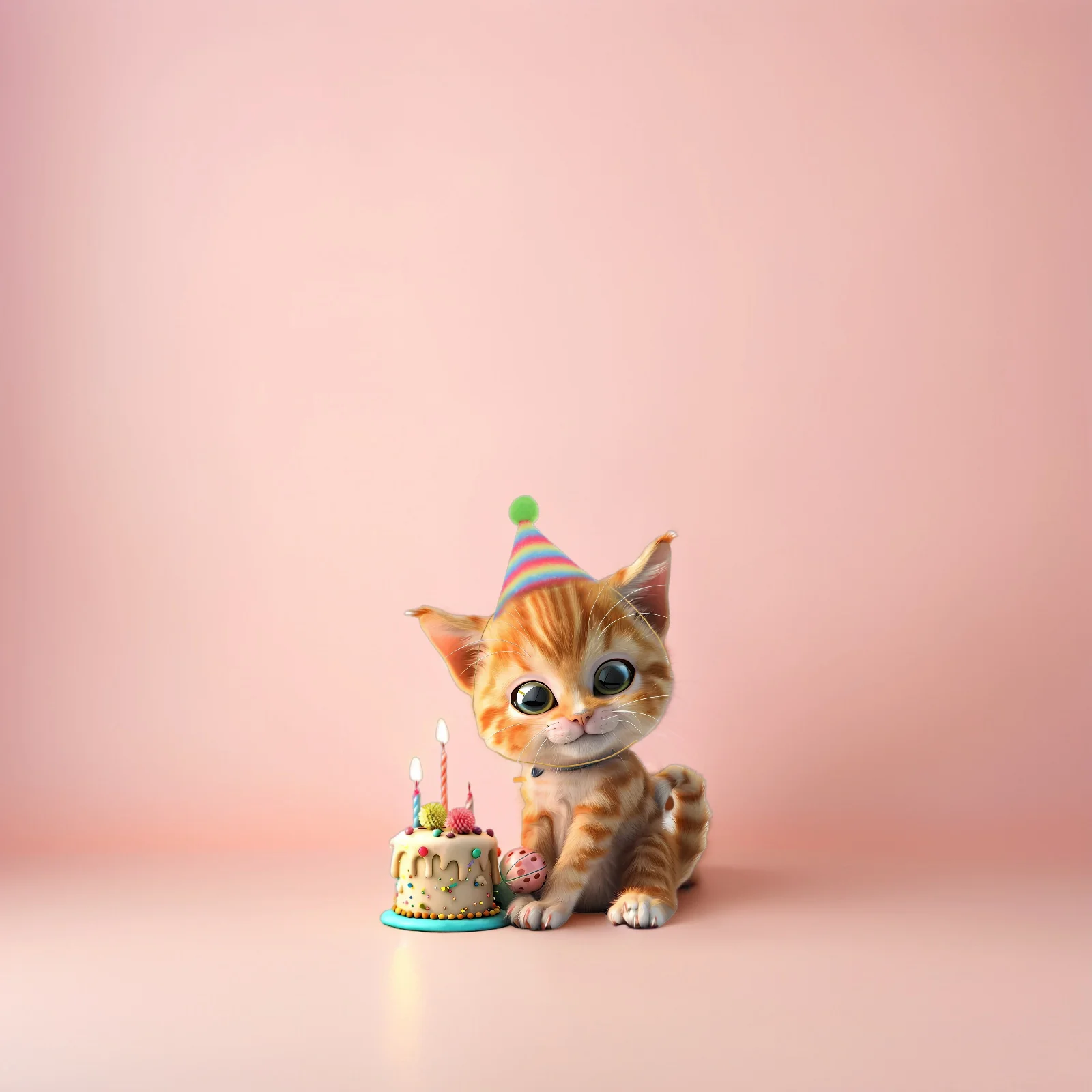 

8Pcs Pet Birthday Hats Glitter Puppy Cat Birthday Party Hats Adjustable Elastic Bands Pet Headwear Accessories for Photos