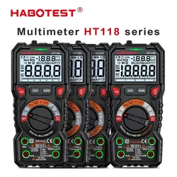 HABOTEST HT118 Multimetr cyfrowy Ture RMS Auto Range NCV Hz 1000 V AC/DC 6000 zliczeń Profesjonalny tester multimetro o wysokiej precyzji