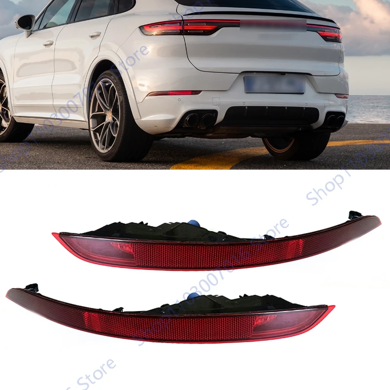 

Car Rear Bumper Fog Light For Porsche Cayenne 2018 2019 2020 2021 Rear Brake Stop Lamp Light Tail light 9Y0945725 9Y0945726