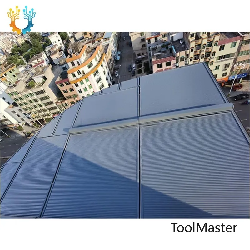 【2026】Pérgola de Aluminio para Exteriores con Techo Retráctil, Persiana Enrollable, Techo Abatible, Gazebo Metálico para Uso en Exteriores