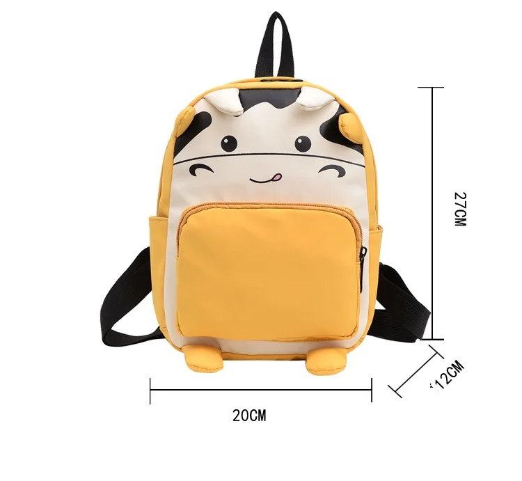 Personalized Toddler Backpack Kids Backpack Custom Name Cute Animal Schoolbag Waterproof Backpack for Baby Boys Girls Age 3 To 6