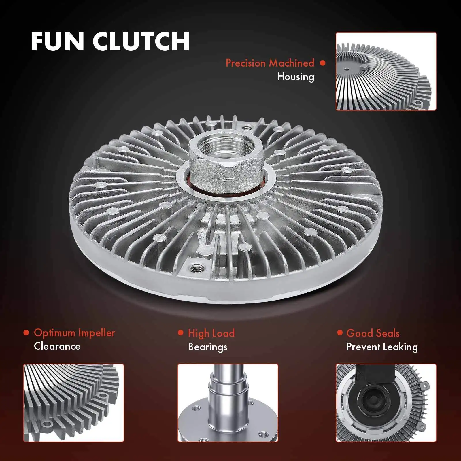 قابض مروحة تبريد المحرك Rosestar لسيارات BMW E24 E28 E30 E36 318i 325i 535i Z3 11521740962، 11521723918، 11521466000