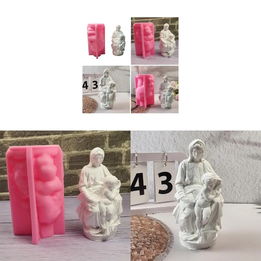 

High Temperature Resistant Silicone Mold for Religious Figurine Gypsum Mould