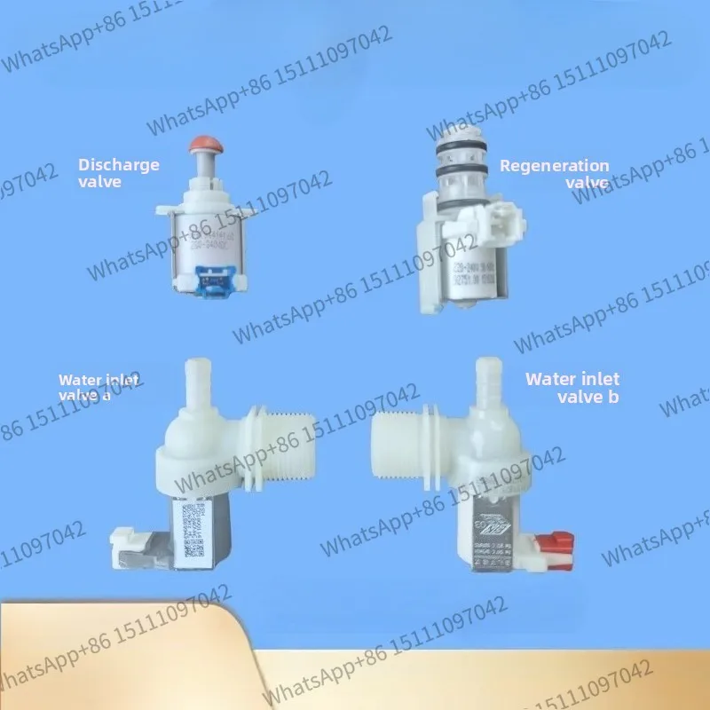 Válvula solenoide de entrada para lavavajillas Siemens Bosch Gaggner, válvula de descarga/válvula de regeneración E19 SJ236I01