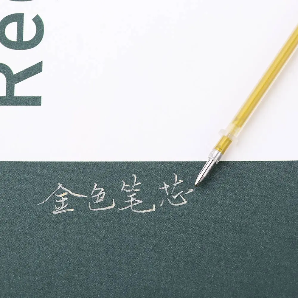 

Supplies High quality School 0.7mm Stationery White Inks Gel Ink Pen Signature Rods DIY Scrapbooking Tool Gel Pen Refills