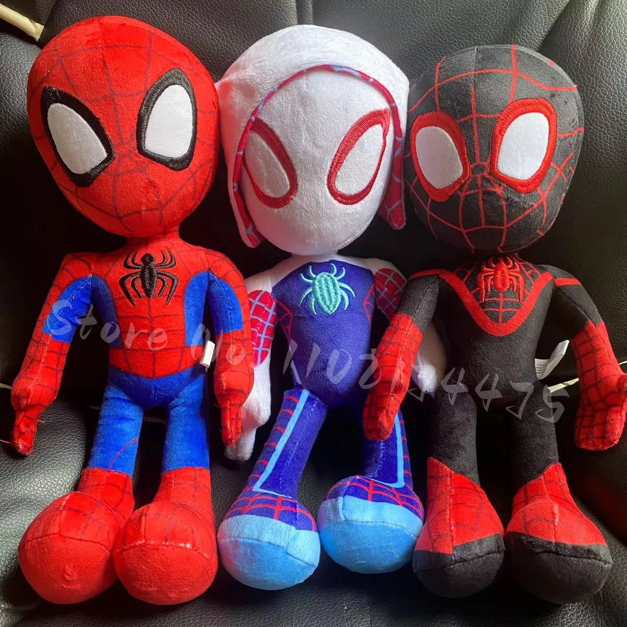 33cm Avengers Spider Man Anime Cartoon Plush Toys Doll Plushies Stuffed Kid Pillow Girl Boy Gift