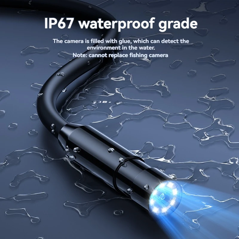 HD1080P 4.3 "IPS Screen 8mm Single/Dual Lens Industrial Endoscope Camera IP67 Waterproof Pipe Sewer Inspection Borescope For Car