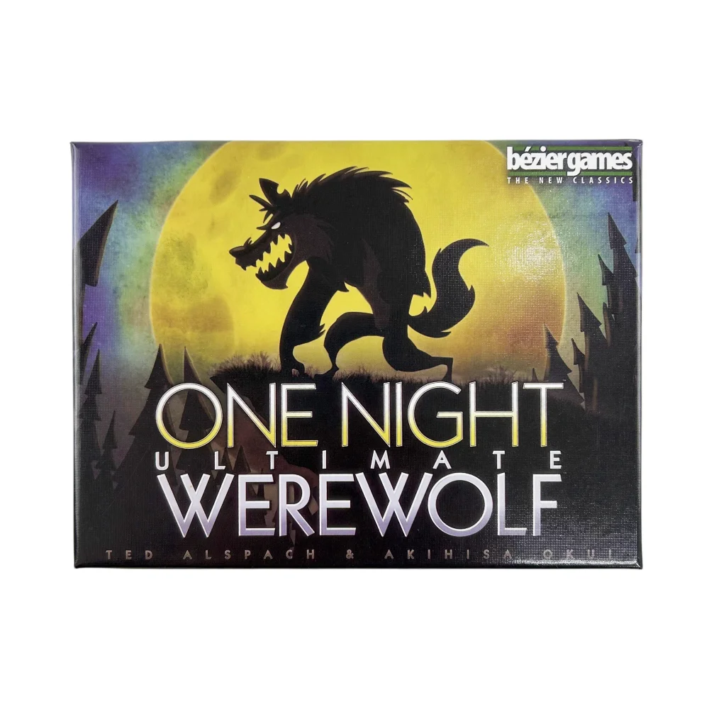 One Night Ultimate Werewolf Cards Collection Board Game Alien Super Villains Edition Deck For Party Playing