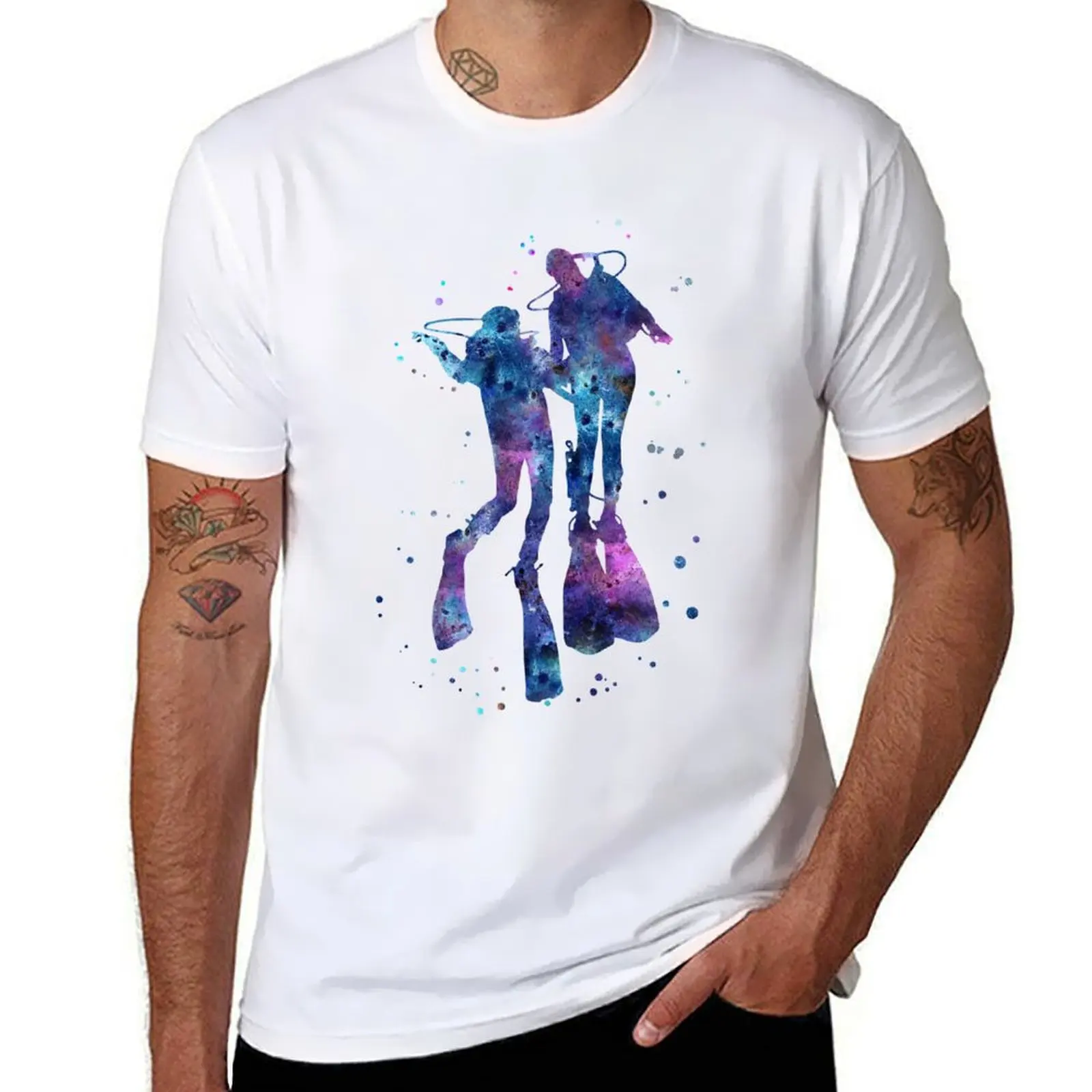 

couple, graphic shirt couple shirts Scuba scuba t divers t T-Shirt scuba high man cotton mens divers, quality