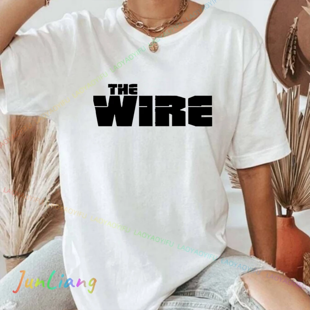 The Wire Crime Drama Tv Series Men's Shirts Graphic Tee Fan Movie Unisex 100% Cotton Y2k Clothes Harajuku Mens Clothing Shirt