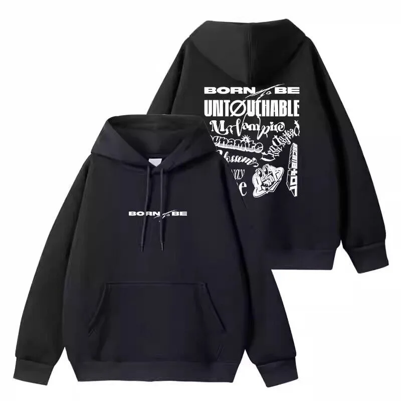 

Толстовки ITZY Born To Be Tour, Новые пуловеры с логотипом Merch, зимние модные повседневные свитшоты для женщин и мужчин