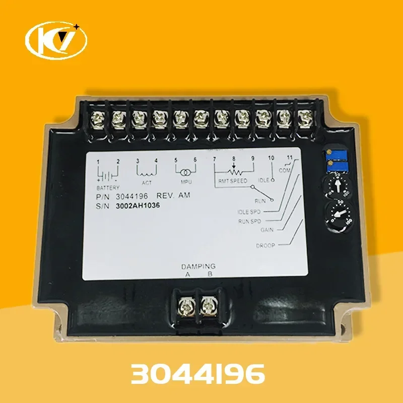 Diesel generator set accessories governor 3044196 slow start control module remote speed control board