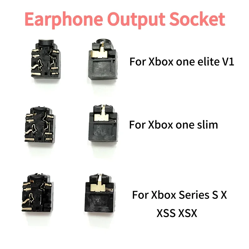 20 unids/lote original nuevo para Xbox One Slim Elite 3,5mm auriculares toma de salida de Audio conector de auriculares para controlador Xbox Series S/X