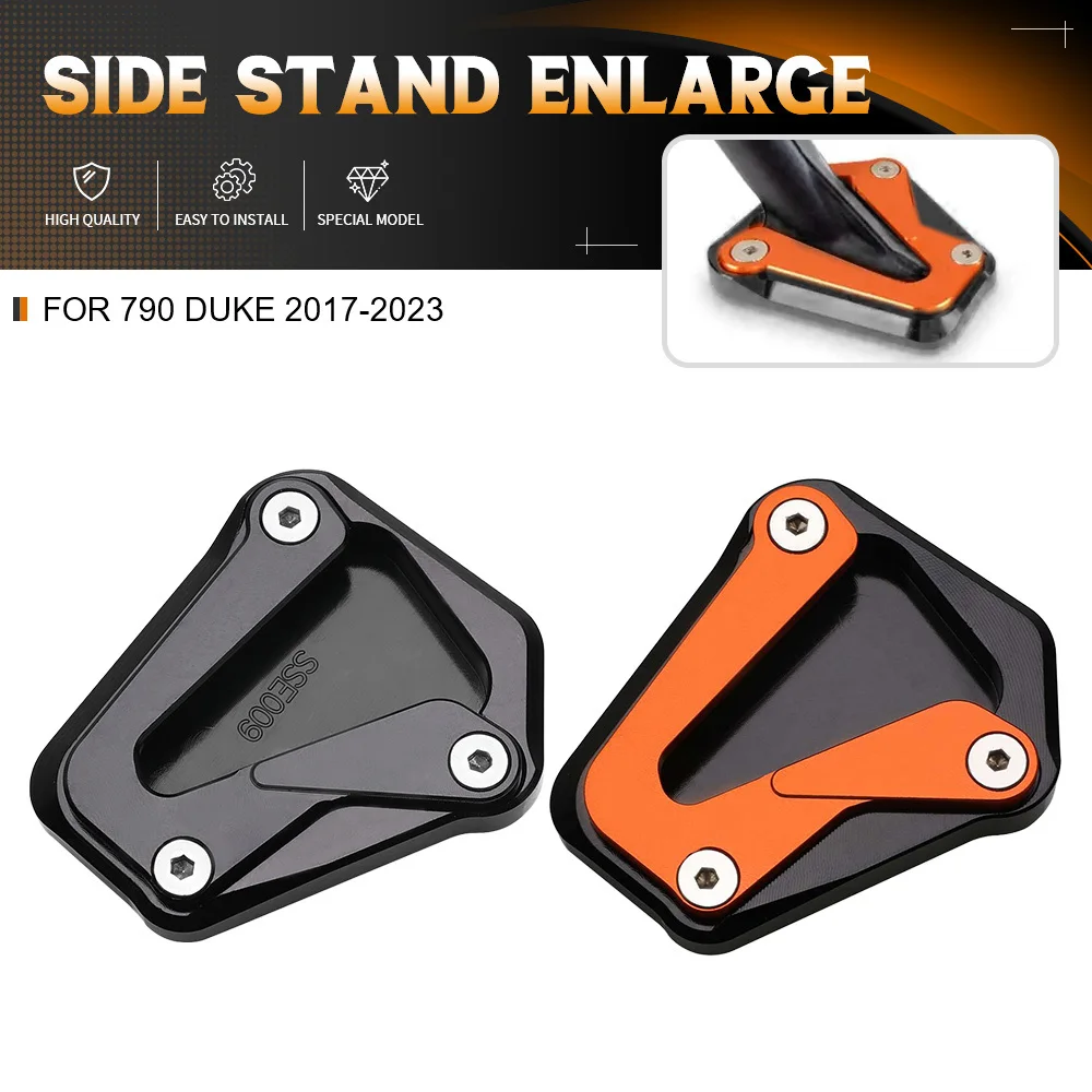 For 790 Duke 2017-2020 2021-2022-2023 890 Duke L 890 Duke 2020-2023 Motorcycle Side Stand Enlarger Plate Kickstand Foot shelf